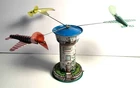 Vintage Smithsonian Institution Gift Shop Schylling Tin Wind Up Aerodome Tower