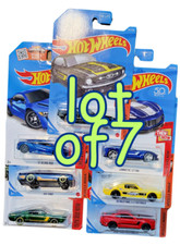 Hot Wheels Lot of 7 Mustang Camaro Corvette Hot Bird Acura NSX Muscle Mania NEW