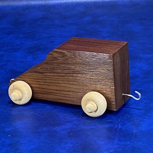 Handcrafted Homemade 5 Piece Wooden Model Train Minimalistic Simple OOAK - Picture 14 of 24