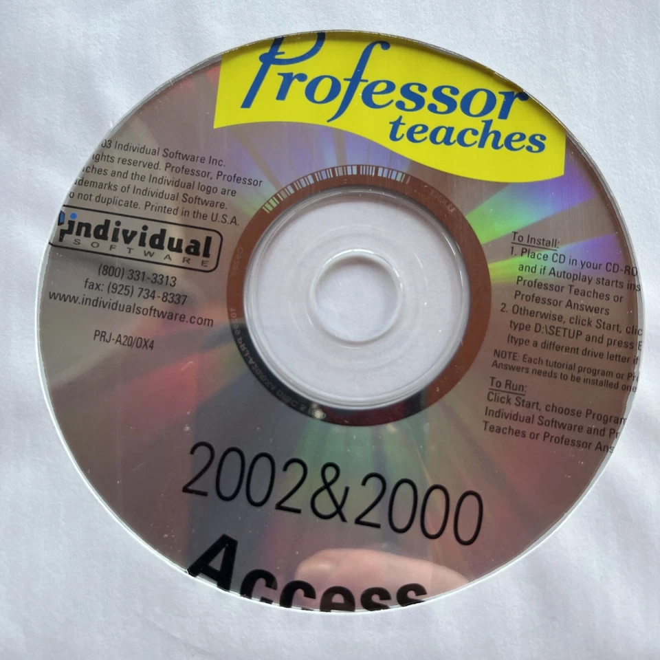 Professor Teaches Microsoft Office XP & Office 2000 6 CD Tutorial Set - Image 4 of 4
