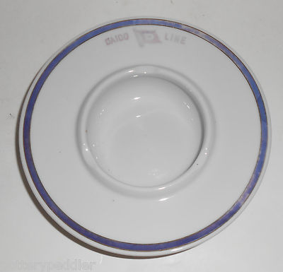Daido Shipping Lines Restaurant China Ashtray!