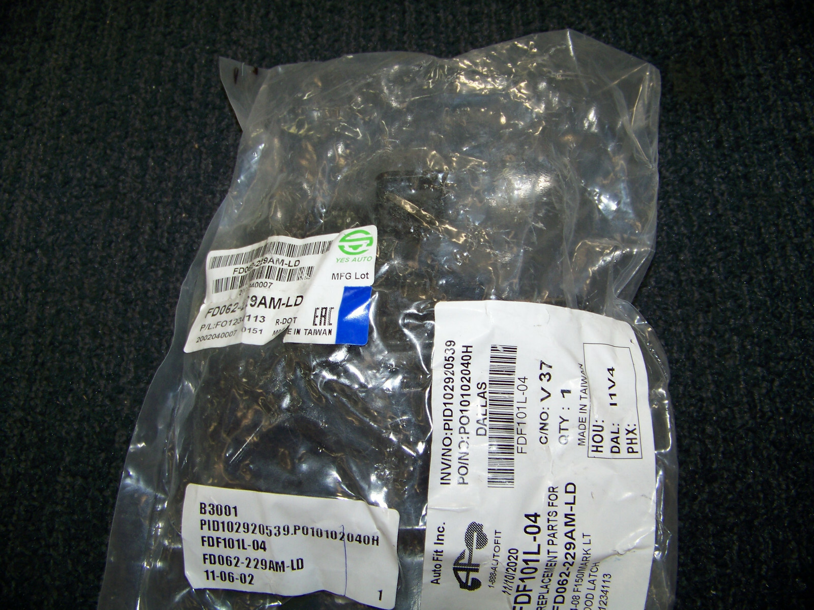 Auto Fit Inc. Hood Latch Replaces FD062229AMLD FDF101L04 New eBay