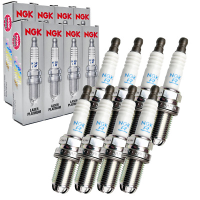 8x NGK Platinum ZÜNDKERZE BKR6EQUP 3199 Für BMW E39 E60 E61 E63 E64 Audi A6 A8
