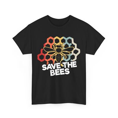 Save The Bees Shirt, Honeycomb Beekeeping Lovers Beekeeper Women Men Shirt 