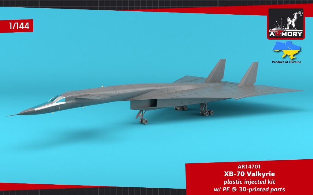 未使用 DRAGON XB-70 VALKYRIE AV-1 NASA 戦闘機 Dragon Wings XB-70 Valkyrie 1:200 Unboxing #xb70 - YouTube