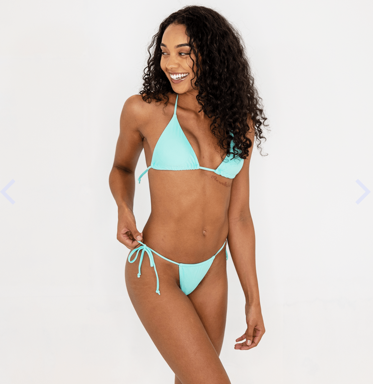Aurelle Swim Bali Set in Aqua