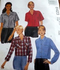 LOVELY VTG SHIRT Sewing Pattern 8-10 / 31.5-32.5