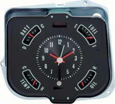 Oer Reproduction Gauge Cluster Assembly With Clock For 1968 Chevelle El Camino