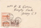 Jersey FDC to Mrs R Le Cornu, Langley Park, Jersey - 8 June 1943 JERSEY CDS's