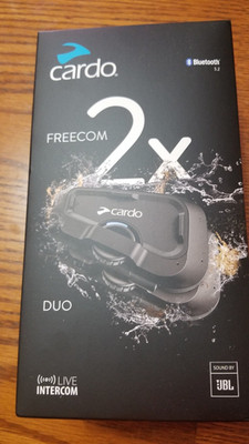Cardo Freecom 2x Duo Motorcycle Bluetooth Communication System NEW