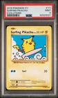 2016 POKEMON XY EVOLUTIONS #111 SURFING PIKACHU PSA 9