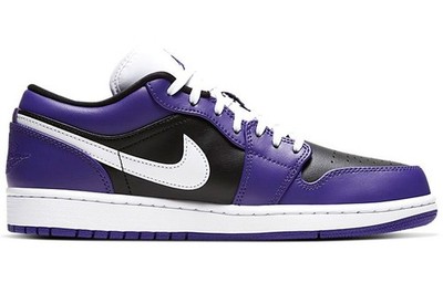 Jordan 1 Low Court Purple - 553558-501 Size | eBay