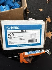 System Sensor P2RL 2 Wire Horn Strobe Sensor - Red