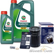 BOSCH ÖLFILTER+6L CASTROL MAGNATEC 5W-30 FÜR MERCEDES W201 1.8-2.6 BOSCH ÖLFILTER+6L CASTROL MAGNATEC 5W-30 FÜR MERCEDES W201 1.8-2.6