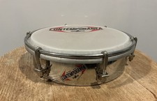 Contemporanea steel TAMBORIM + case. 6” 6 lug shell. Brazilian Samba Percussion.