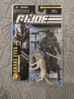Hasbro G.I. Joe Snake Eyes Boxed Action Figure Black Gray 2010 w/ Wolf & Weapons