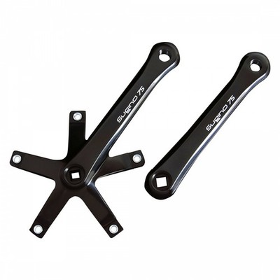 Sugino 75 144 スギノ　クランク　ブラック 170mm Sugino 75 Crankset 1 Speed 170mm No Chainring 144BCD Black | eBay