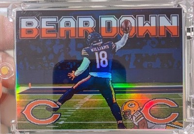 Custom Caleb Williams Beardown Art Card