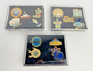 Disneyland 1995 40th Anniversary Cast Member Sets #1, 2, & 3 of Pins and Cards