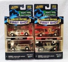 Johnny Lightning Frightning Lightnings First Shot Munsters Meat Wagon Chrome Raw