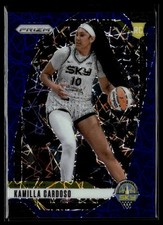 2024 Panini Prizm WNBA #93 Kamilla Cardoso Blue Velocity Prizms