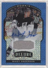2020-21 Upper Deck Allure Rookie Blue Line Jerseys 52/75 Mikey Anderson Auto a3i