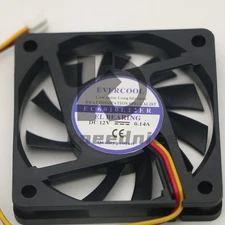 1PCS EVERCOOL EC6010L12ER DC12V 0.14A 60mm 3-wire silent cooling fan