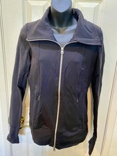 Black Lululemon Fitted Active Workout Jacket Size 6