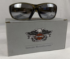 GENUINE HARLEY DAVIDSON SUNGLASSES LIGHT FOREST GREEN SCRIPT HARLEY DAVIDSON