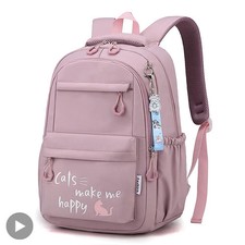 Girl School Bag Backpack Back Pack For Teenager Women Children Female Pink