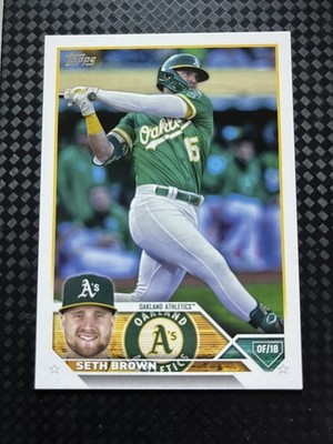 2023 Topps Advanced Stats Seth Brown /300 Oakland Athletics #148