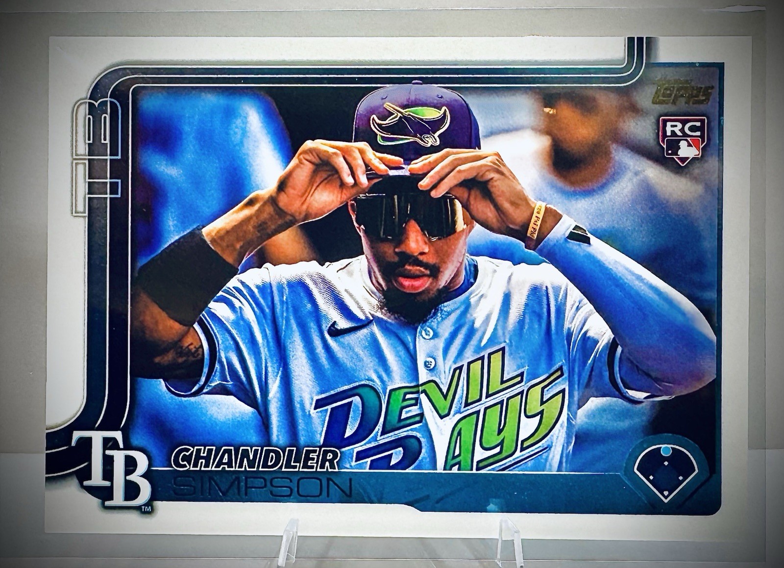 2025 Topps Update Chandler Simpson RC Golden Mirror SSP Rays #US277