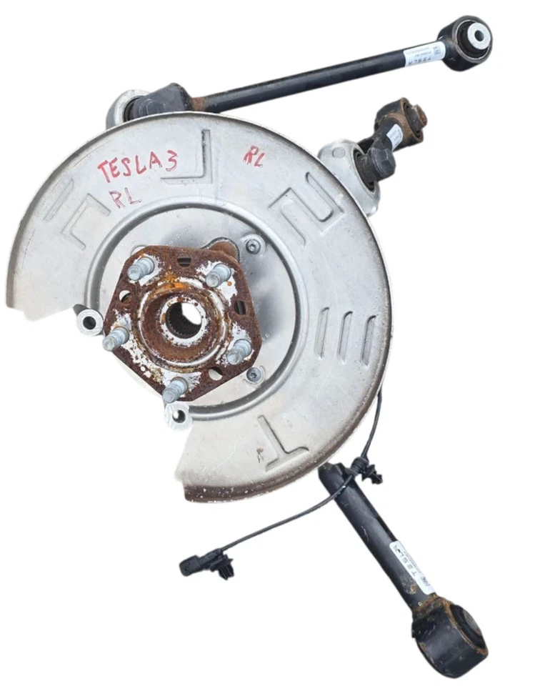 2017-2023 Tesla Model 3 Rear Left Suspension Knee Control Arm Knuckle OEM - Image 3 of 4