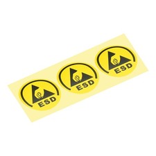 50pcs Esd Static Sticker Label 1.8inch For Electrostatic Sensitive Devices 50pcs Esd Static Sticker Label 1.8inch For Electrostatic Sensitive Devices