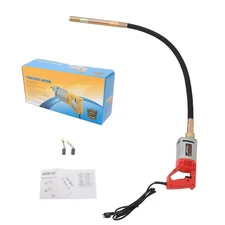 With 6.6 Feet Long Shaft 1300W 110V Concrete Vibrabrater Cement Concrete Tool