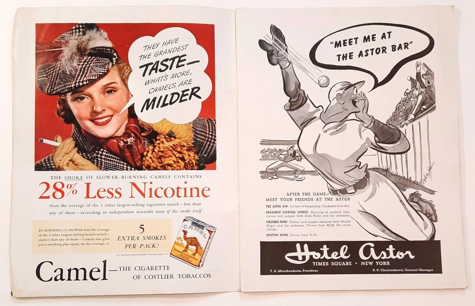 1941 World Series Brooklyn Dodgers Vs. NY Yankees Program MLB "Subway Series" - Image 2 of 4