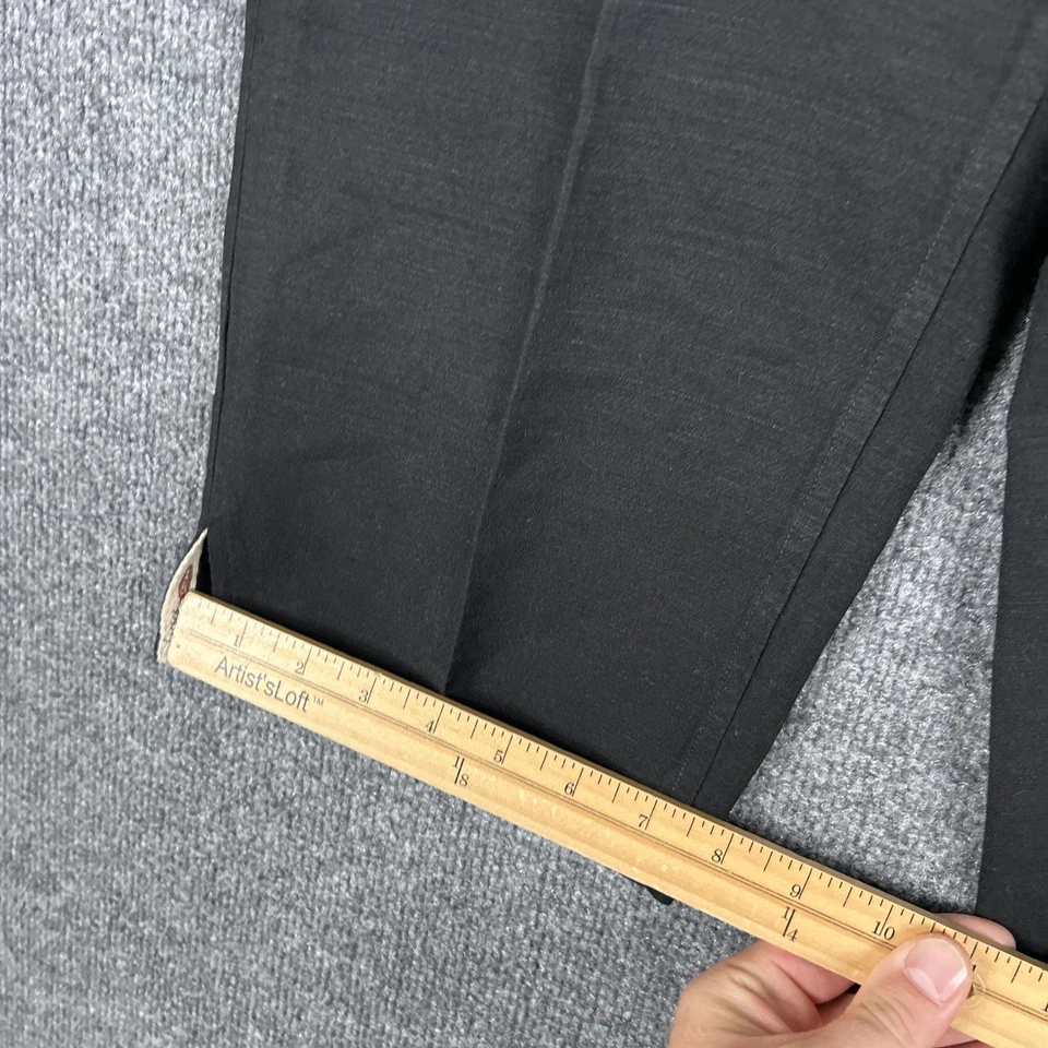 Pantalones Tommy Bahama Mujer 2 Negros Recortados Relajados Cáñamo Rayón Mezcla Seda Foto 4 de 4