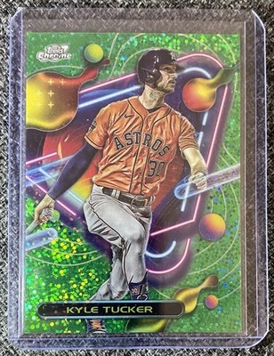 2023 Topps Cosmic Chrome - Kyle Tucker #77 Green Space Dust Refractor /75