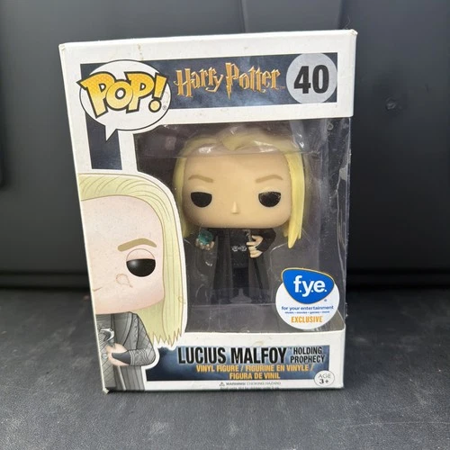 Funko Pop! Harry Potter: Lucius Malfoy #40 Holding Prophecy FYE Exc Figur -CN G4