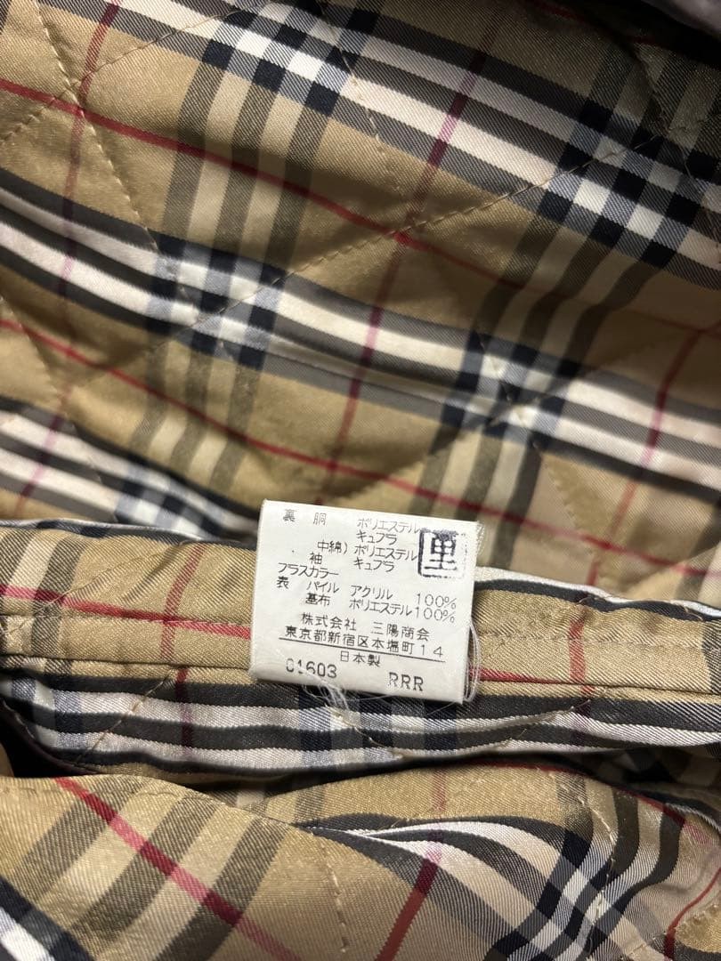 Burberry Balmacaan Coat Nylon Nova Check Lining Brown Mens Outerwear Size L thumbnail 8