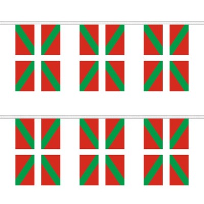 Flagtex baskische rechteckige Wimpelkette