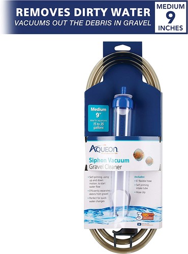 Aqueon Siphon Vacuum Aquarium Gravel Cleaner Medium - 9 Inches - Picture 4 of 10