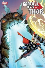 GODZILLA VS. THOR #1 MARK BAGLEY FOIL VARIANT (MARVEL COMICS 2025)