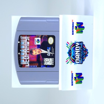 Jeopardy N64 Authentic, Tested - Nintendo 64