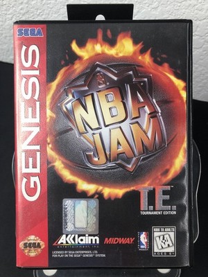 NBA Jam T.E. Sega Genesis CiB 1994 Acclaim Midway Basketball Action Official GEN