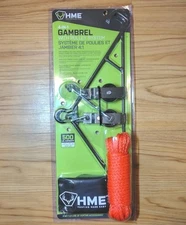 HME Products 4:1 Gambrel with Pulley System Game Hanging Gambrel 500lbs