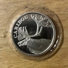 Caribou 1 oz .999 Fine Silver Round 1 Ounce .999 Silver Coin Shape Round