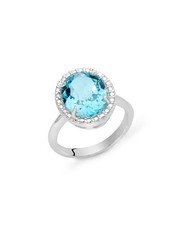 MILUNA ANELLO  GEMMA DEL CIELO  OVALE  REFERENZA LID3465  GARANZIA UFFICIALE