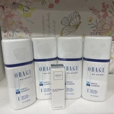 OBAGI Nu-Derm x 4  Gentle Clean   2oz ea NEW SEALTotal 8 oz  ( GIFT Face Serum )