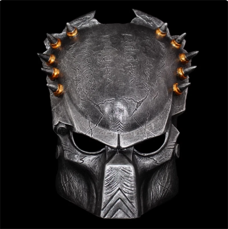 Alien vs Predator AVP Lone Wolf Predator Mask Collection Resin Mask Cosplay Prop - Image 2 of 4